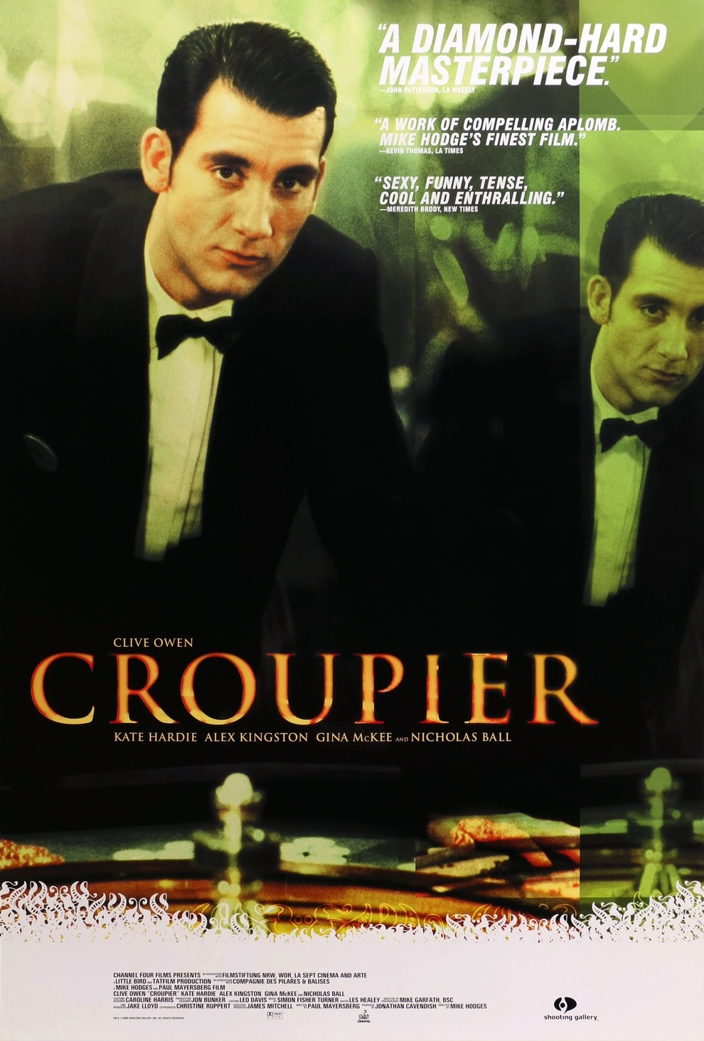 Croupier (krupirr) nejlepsi poker filmy
