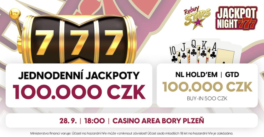 28-9-2023 Rebuy Stars Plzen Bory Jackpot Night