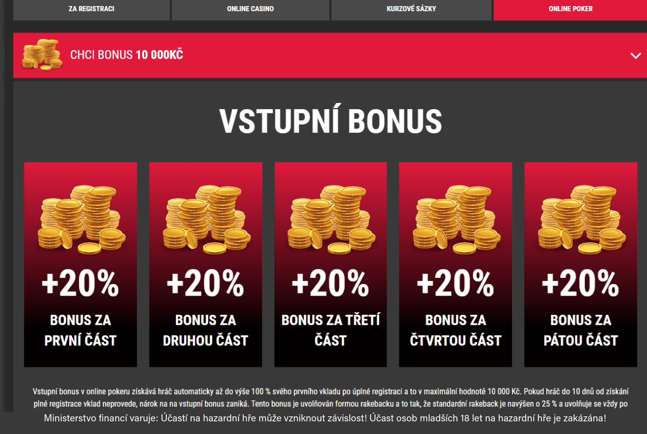 bonusy synottip screenshot zdroj web synottip poker