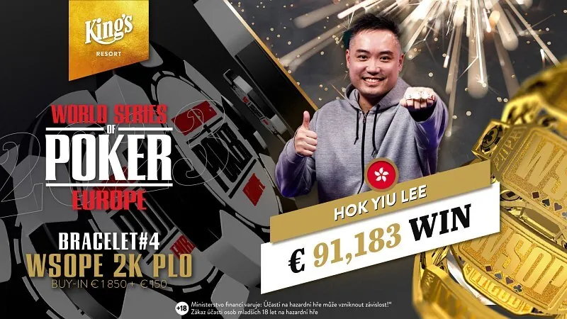 Hok Yiu Lee wsop naramek titul poker