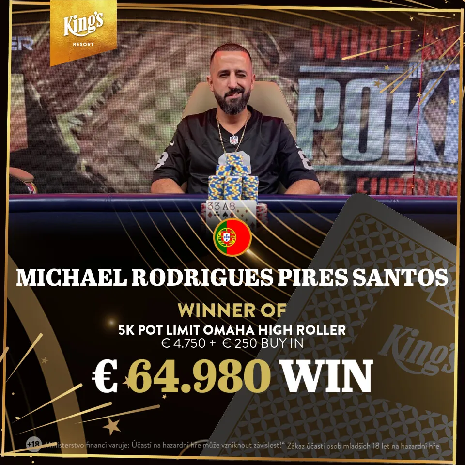Michael Santos wsop naramek titul poker