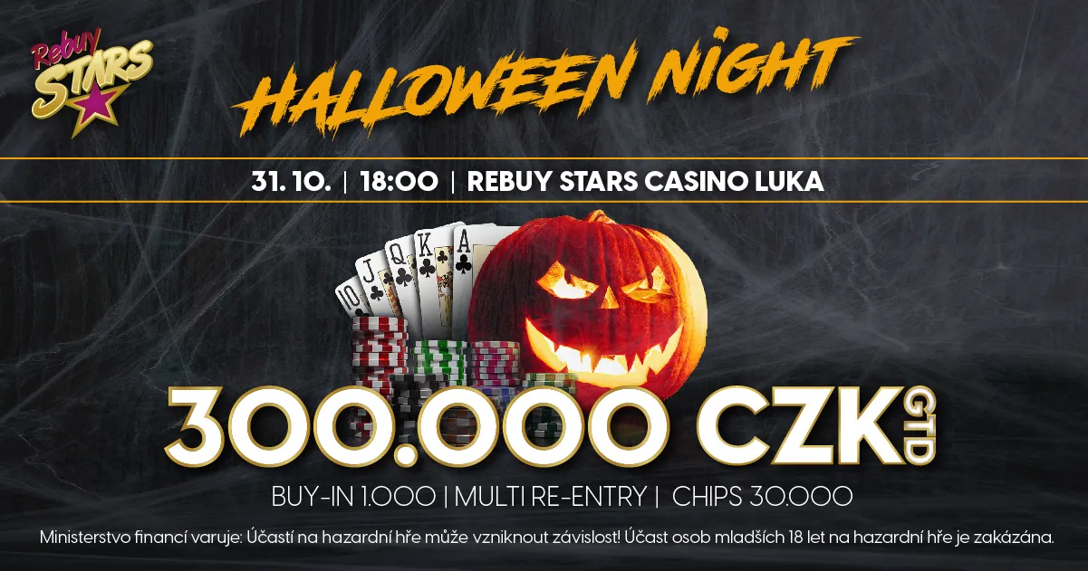 helloween nightn rebuy stars luka praha poker turnaj