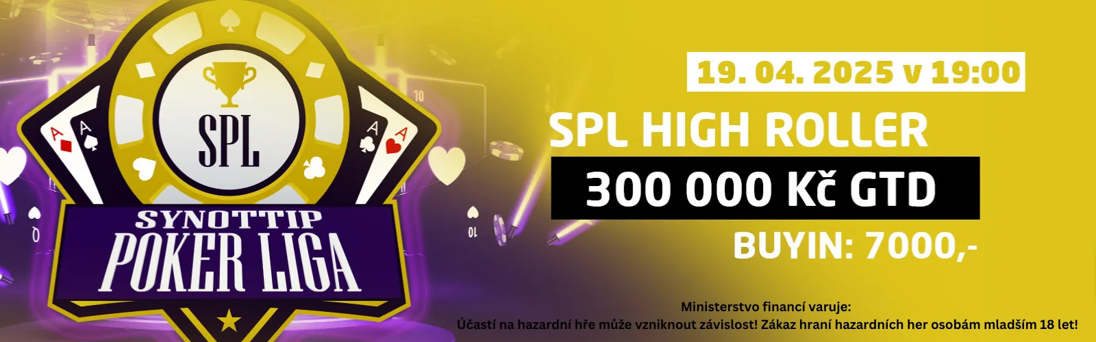Synottip poker liga duben 2025 spl high roller 300k gtd