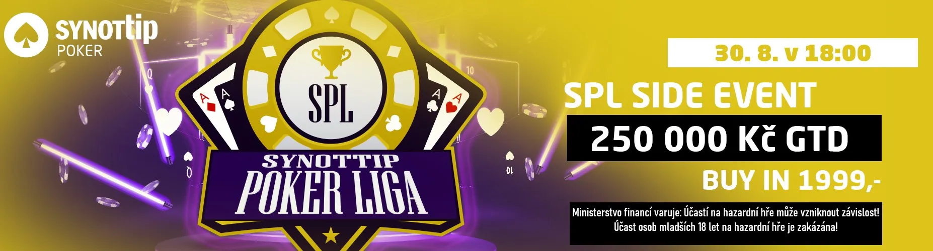 obr&aacute;zek k k turnaji synottip poker liga side event