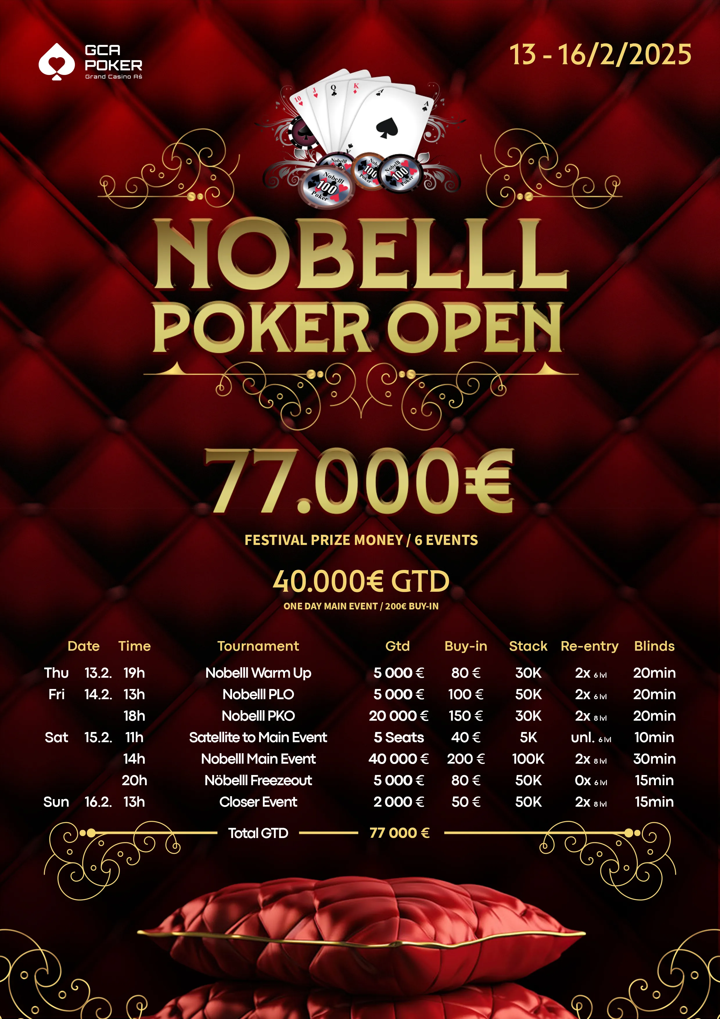 grand casino aš nobell poker open
