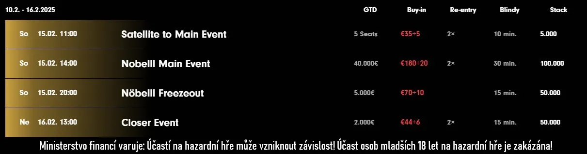 nobelll poker program