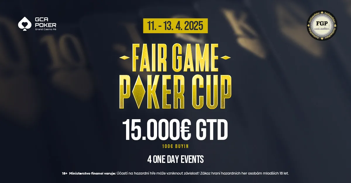Grand casino aš fair game poker cup duben 2025