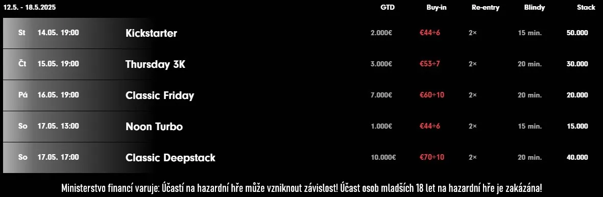 náhled na program turnajů grand casina aš