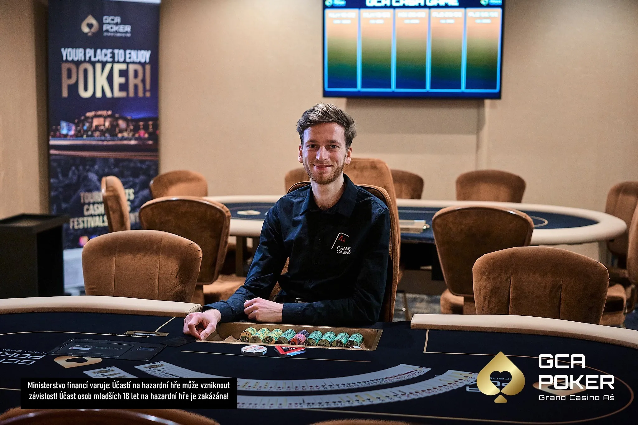 Poker Dealer Grand Casino Aš únor 2025