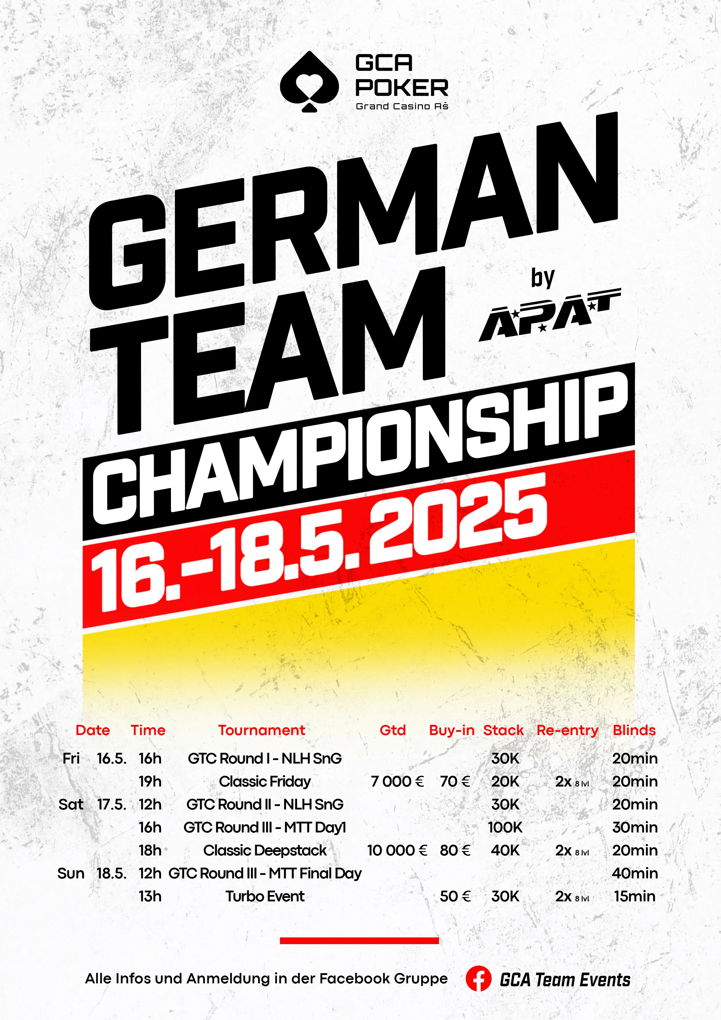 Grand Casino A&scaron;: German Team Championship květen 2025