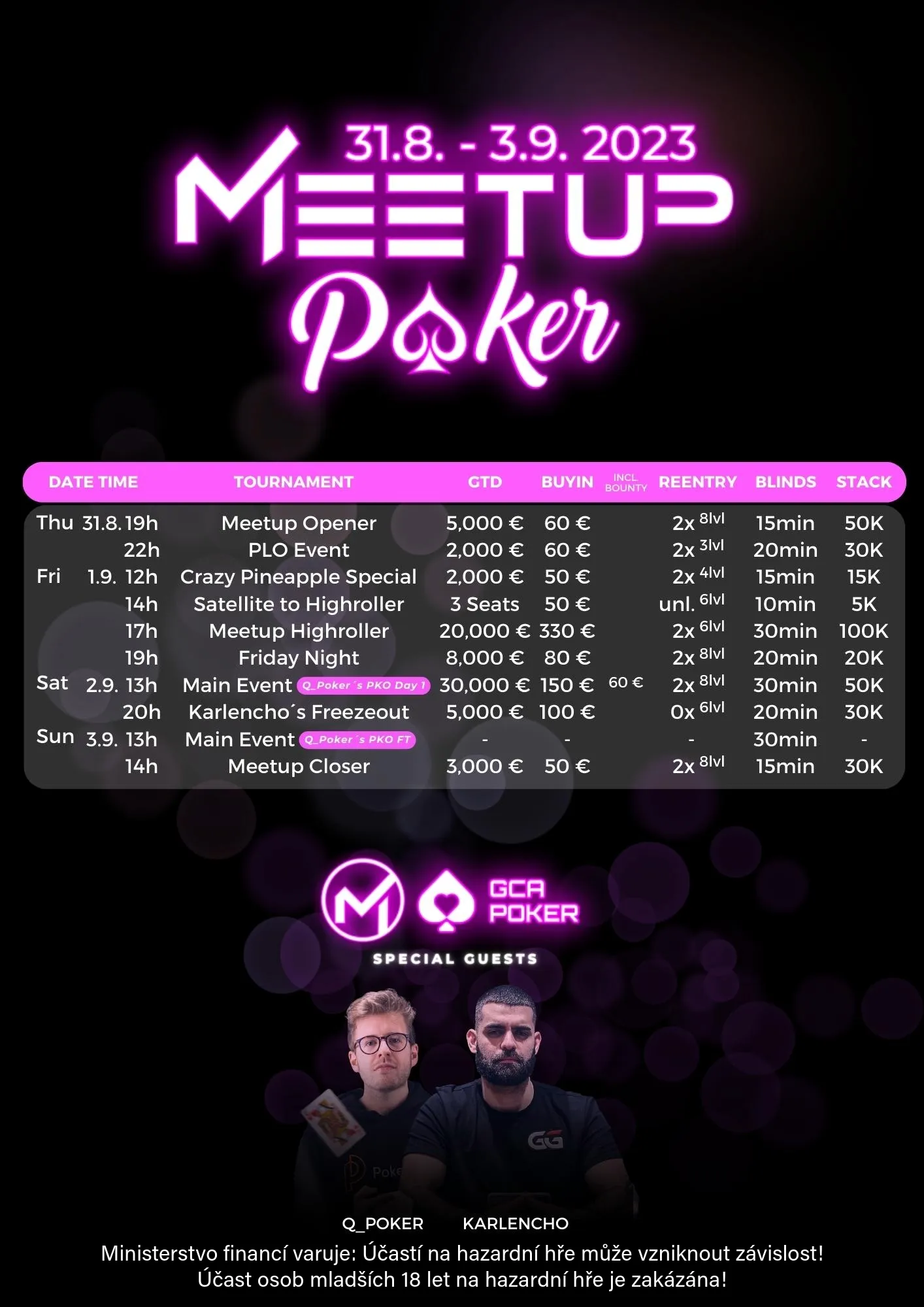 meetup pker serie program zdroj facebook Grand casino a369681949_783825867122731_7573583739991831574_n