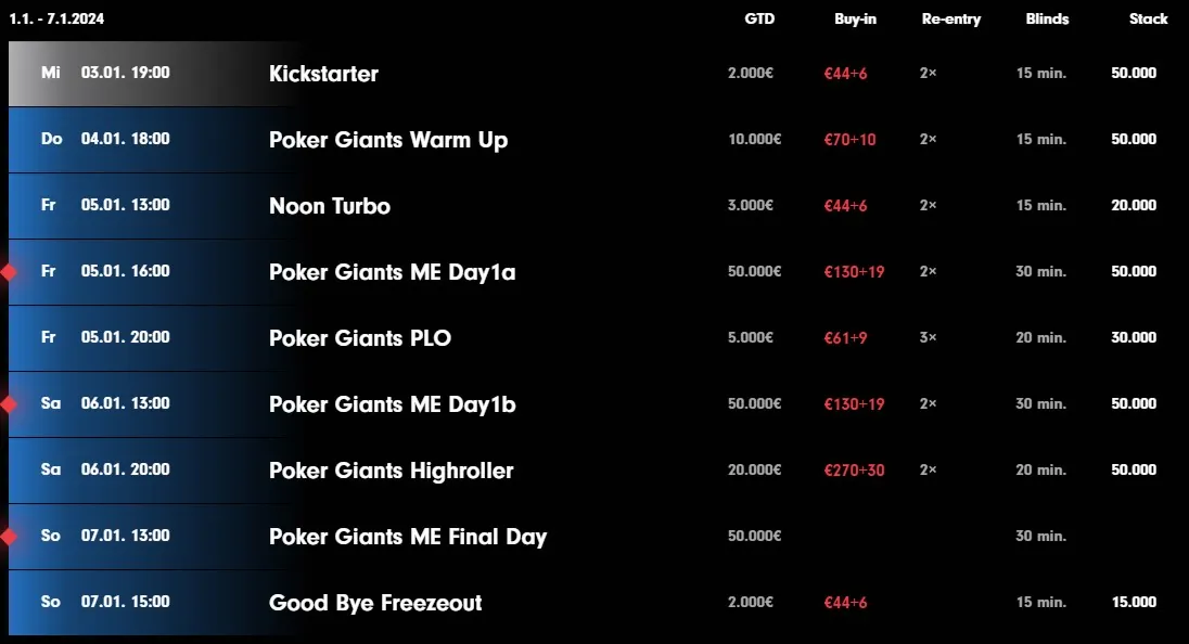 Grand casino as leden 2023 poker turnaje poker giants