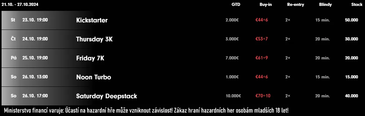 program poker turnajů grand casino as, rijen 2024, 23.10.