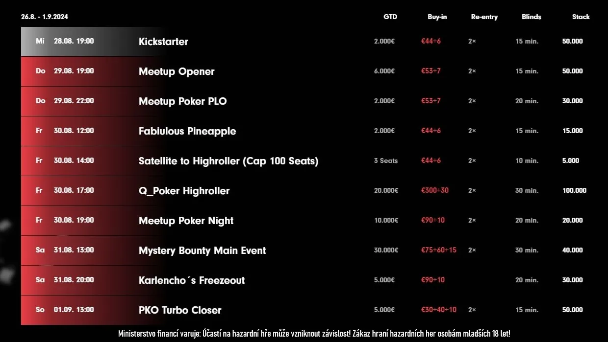 program turnajů grand casino aš