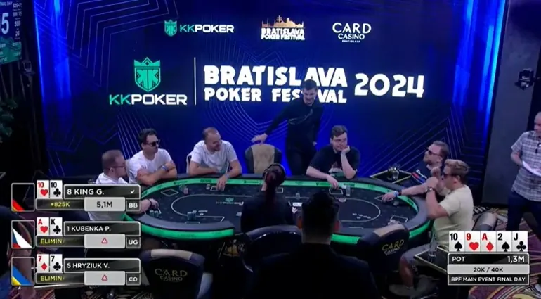 petr kubenka Bratislava Poker Festival Card Casino