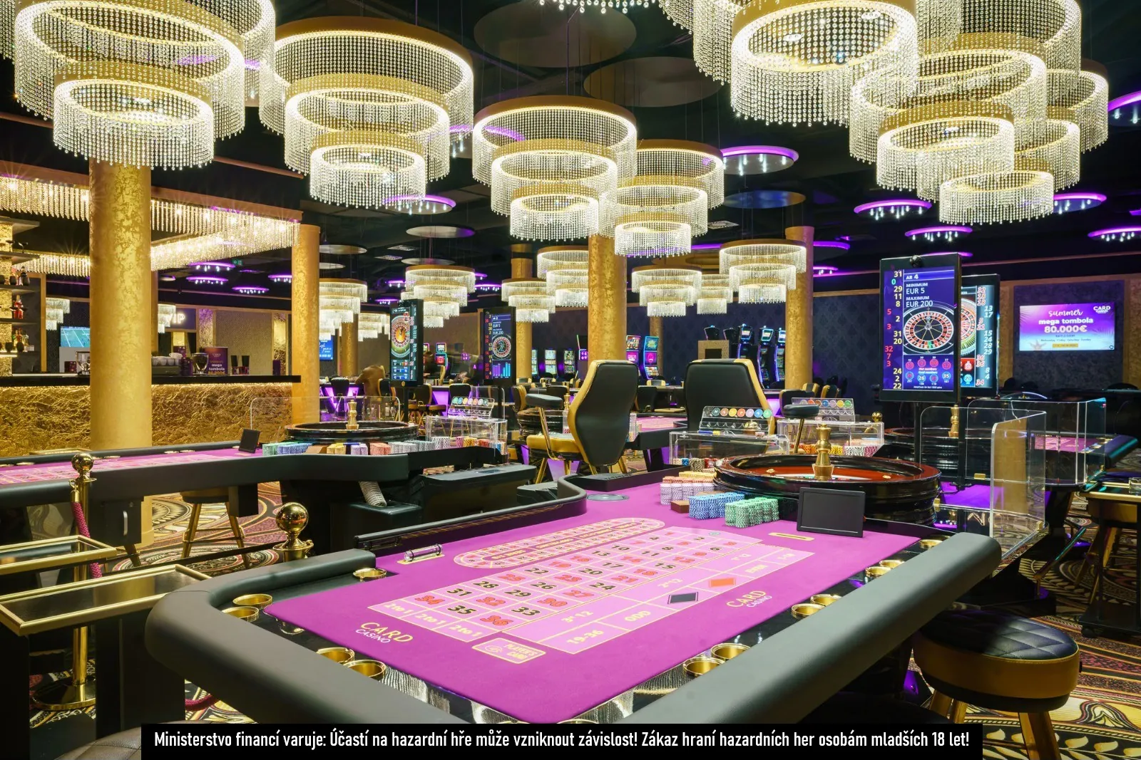 Card Casino Bratislava live game room