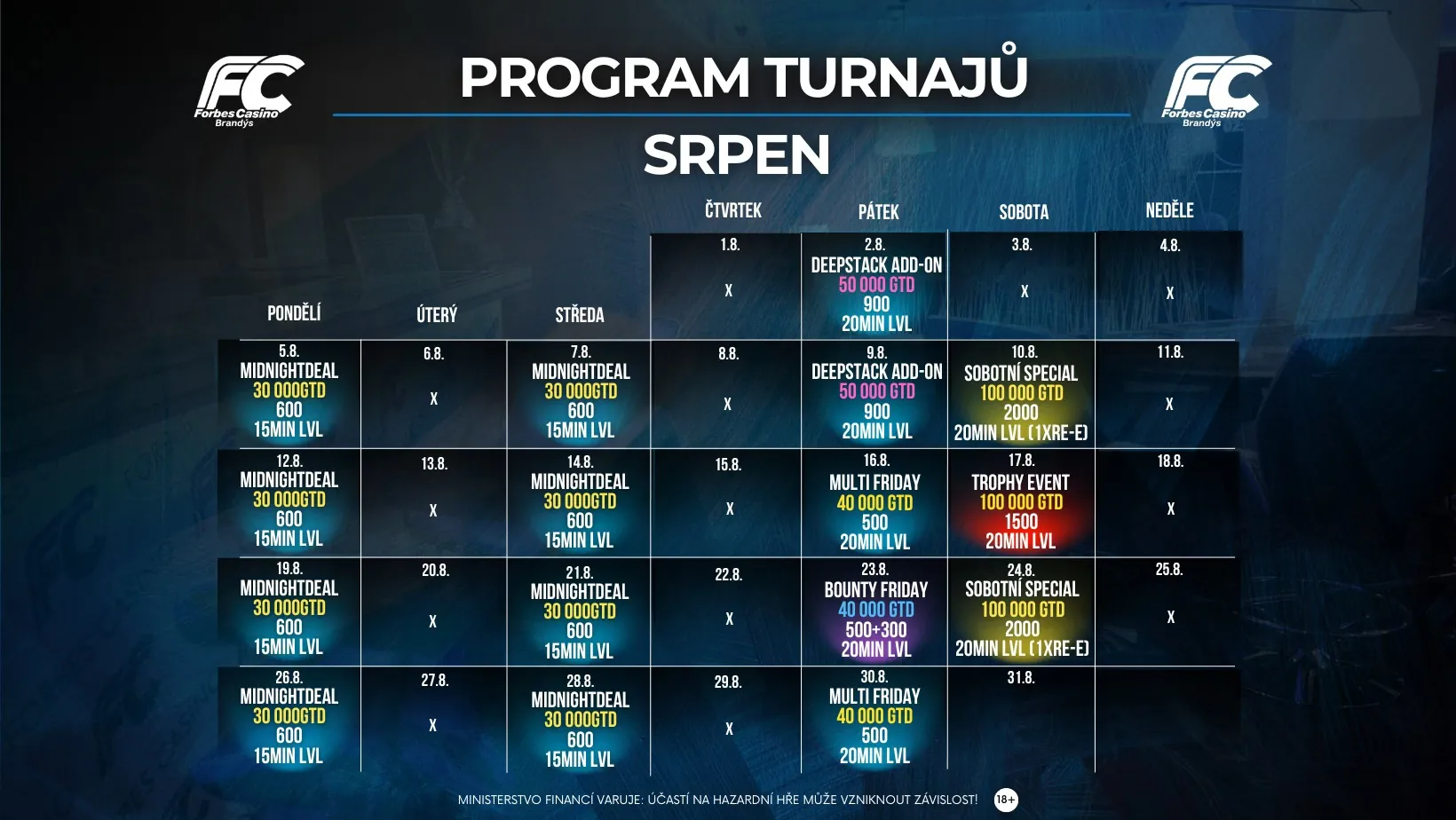 casino forbes brandys srpen program