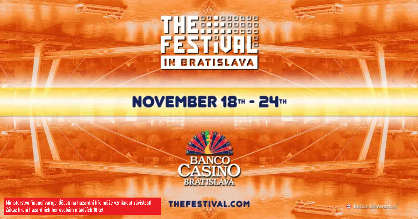 The Festival Bratislava fortuna poker kvalifikace