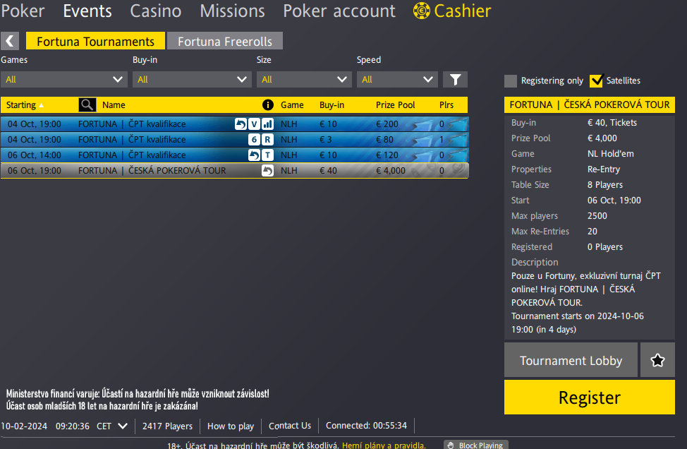 kvalifikace česk&aacute; pokerov&aacute; tour online fortuna poker rijen 2024