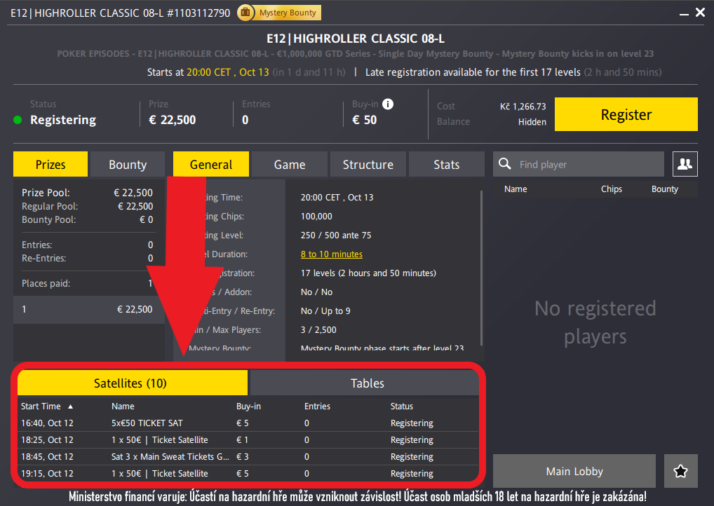 poker kvalifikace do highroller classic fortuna poker