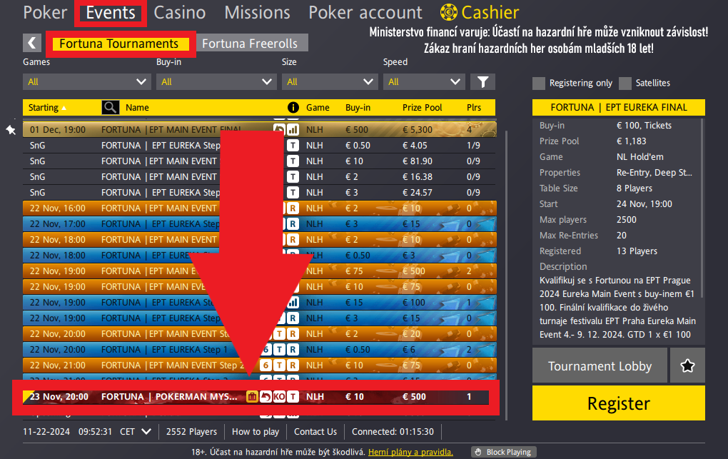 pokerman mystery bounty fortuna poker