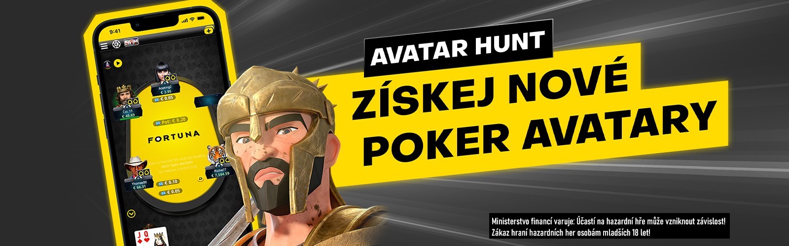 avatar hunt gladiator series lisopad fortuna poker