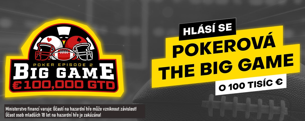 online poker turnaje fortuna, teh big game