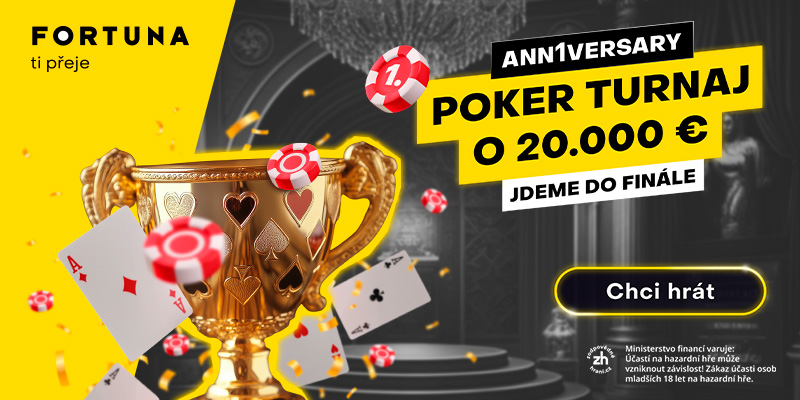 fortuna ann1versary poker turnaj brezen 2025