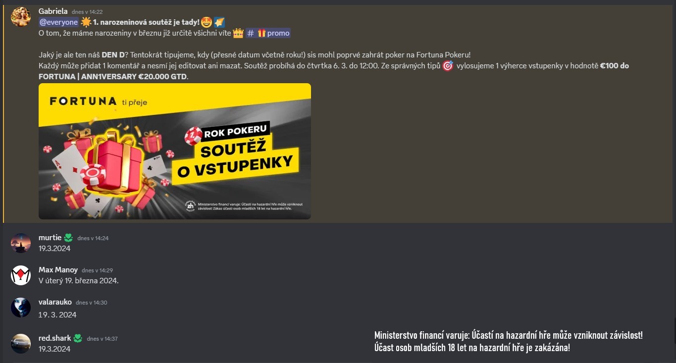 Discord Fortuna Poker