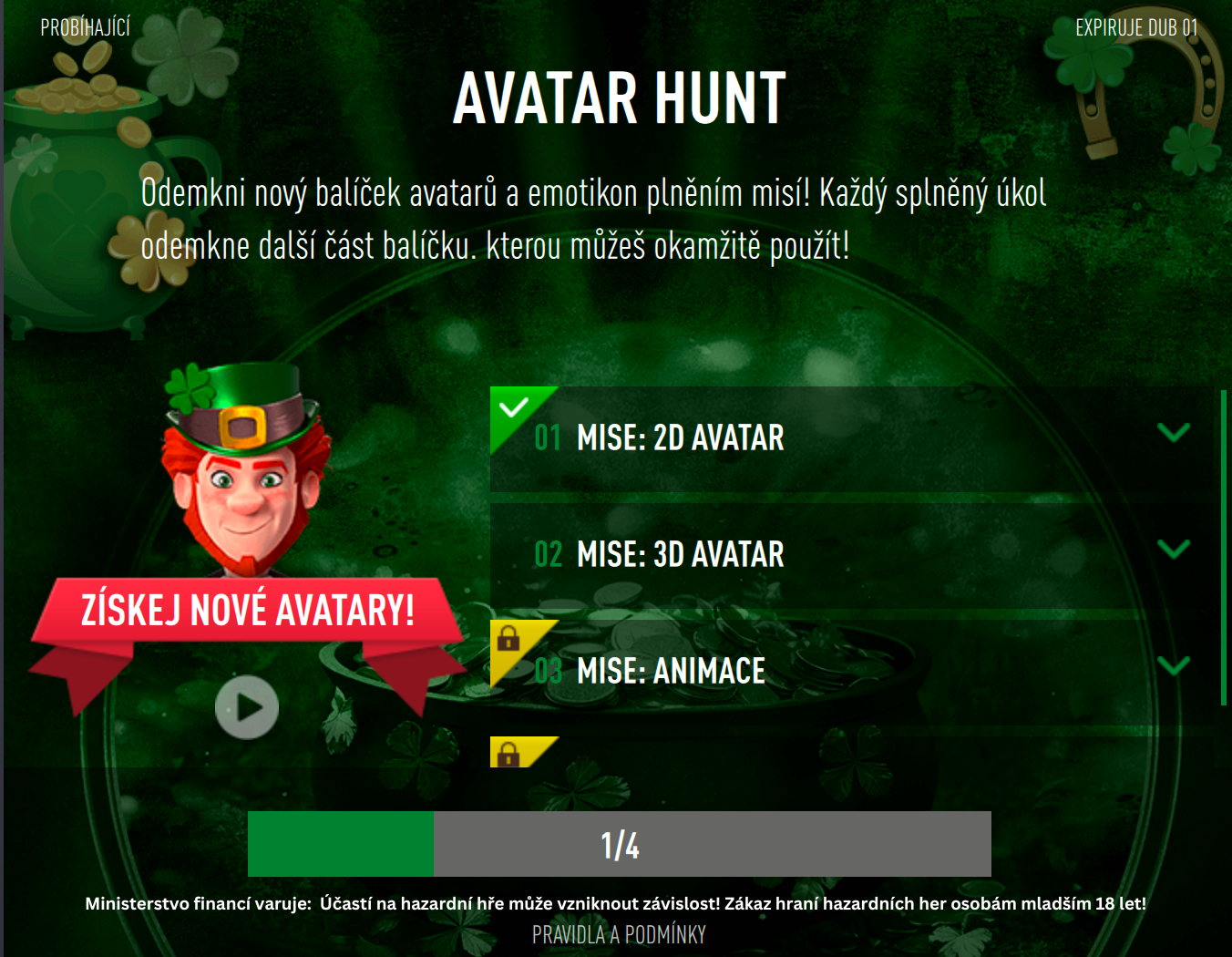 Fortuna Poker avatar hunt mise