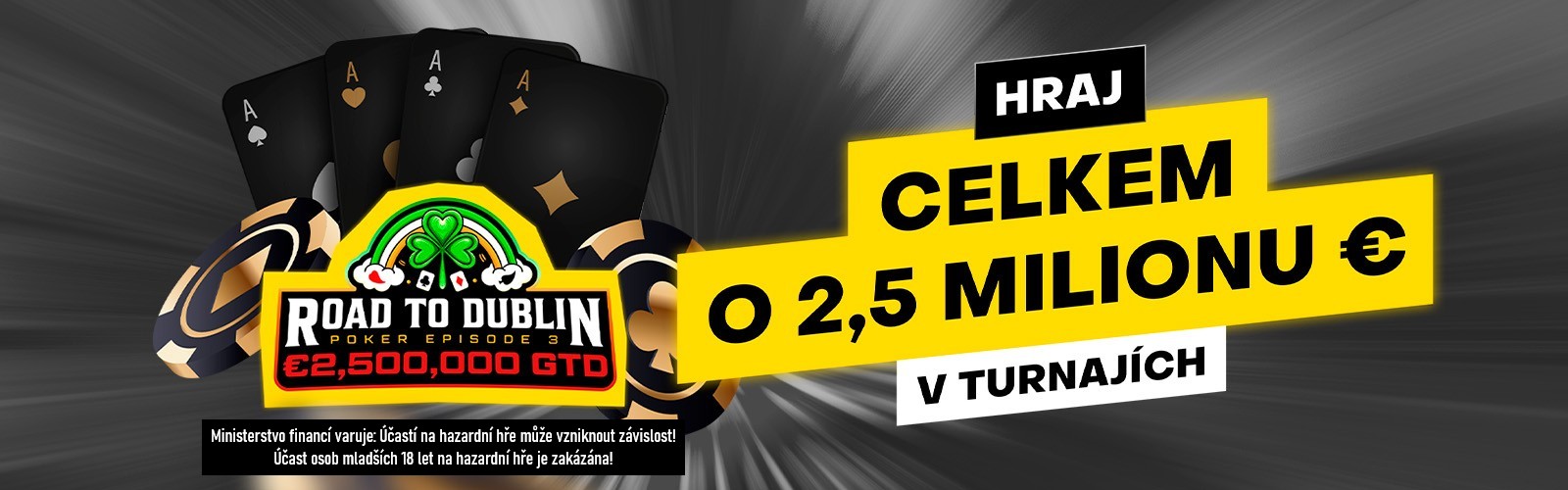 pokerový festival road to dublin fortuna poker