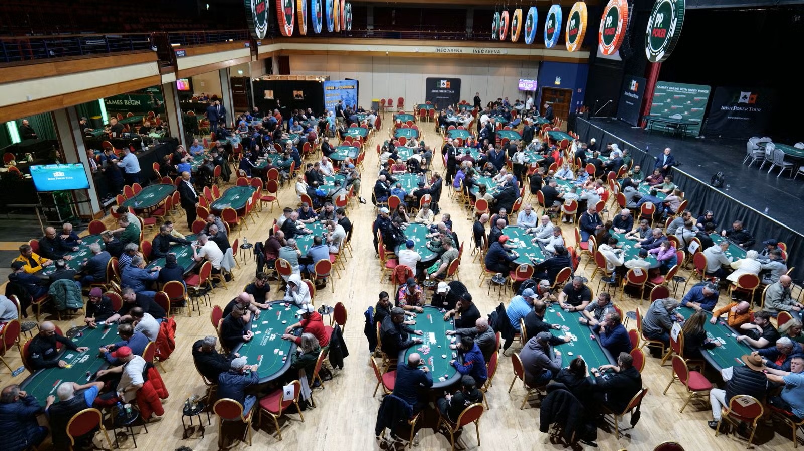 fotografie turnaje Irish Poker Tour