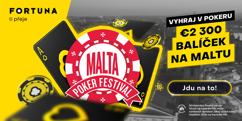 obr&aacute;zek v čl&aacute;nku o kvalifikac&iacute;ch na Malta Poker festival na fortuna pokeru