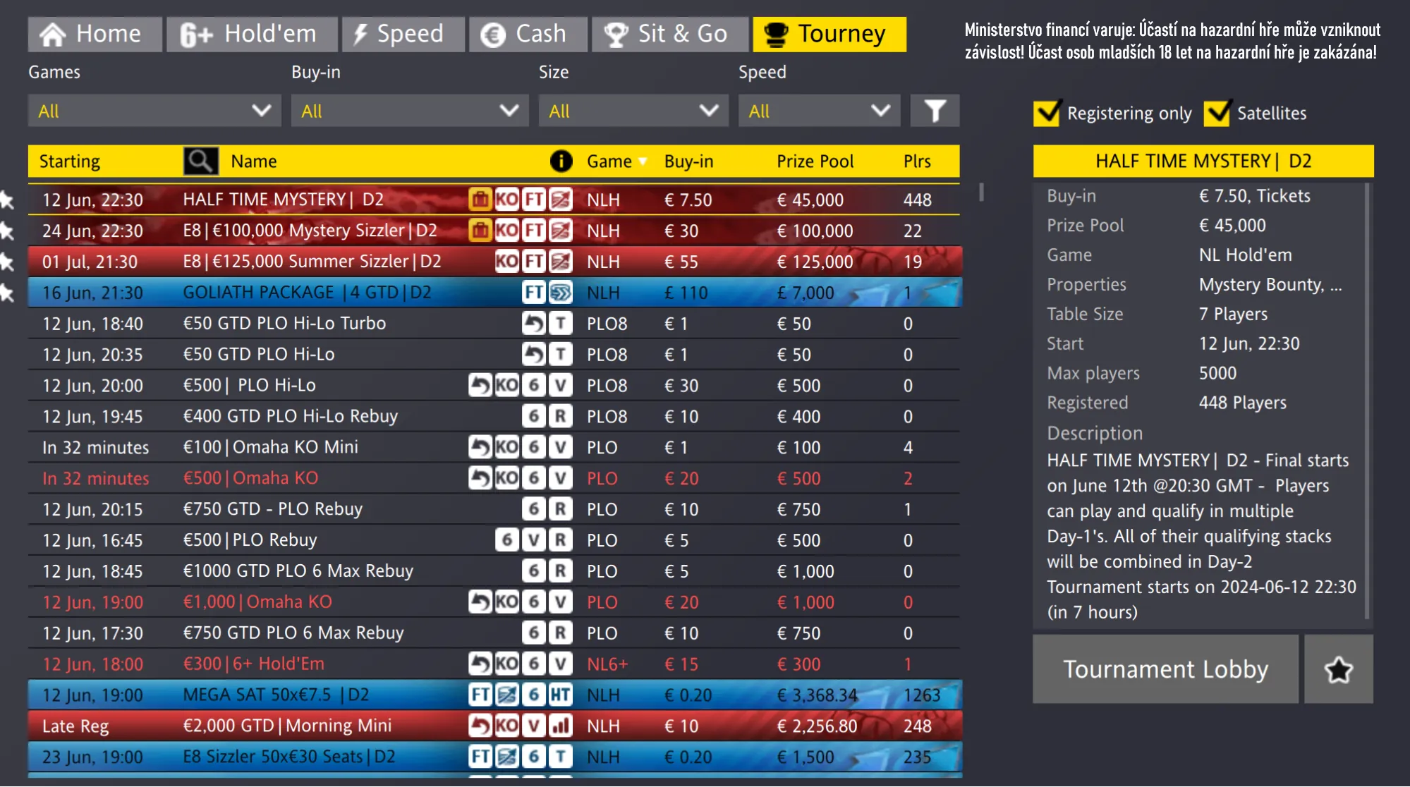 poker turnaje fortuna