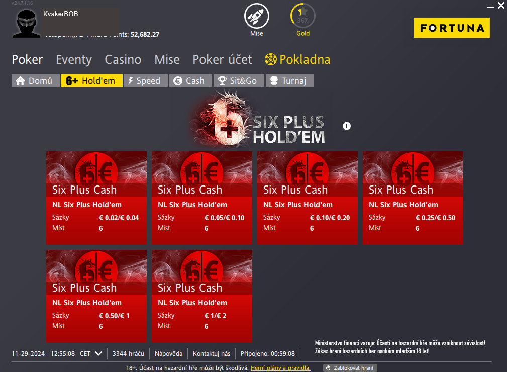 short deck, 6 plus holdem fortuna poker