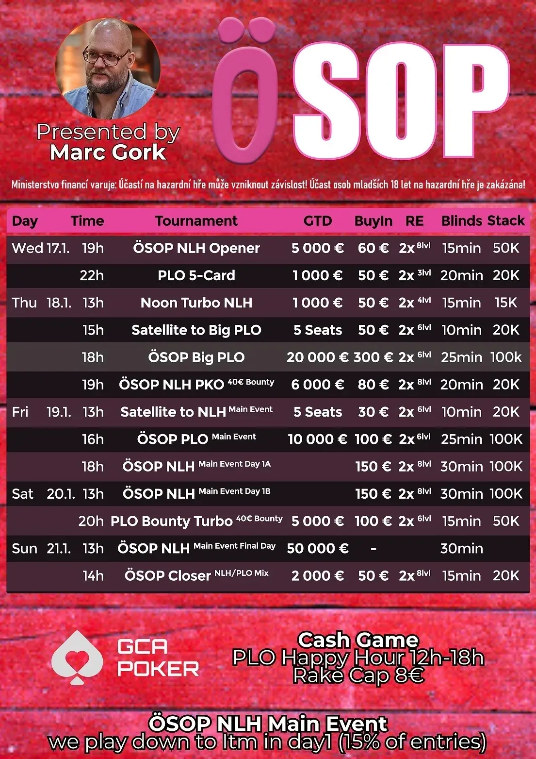 OSOP program grand casino as leden 2024