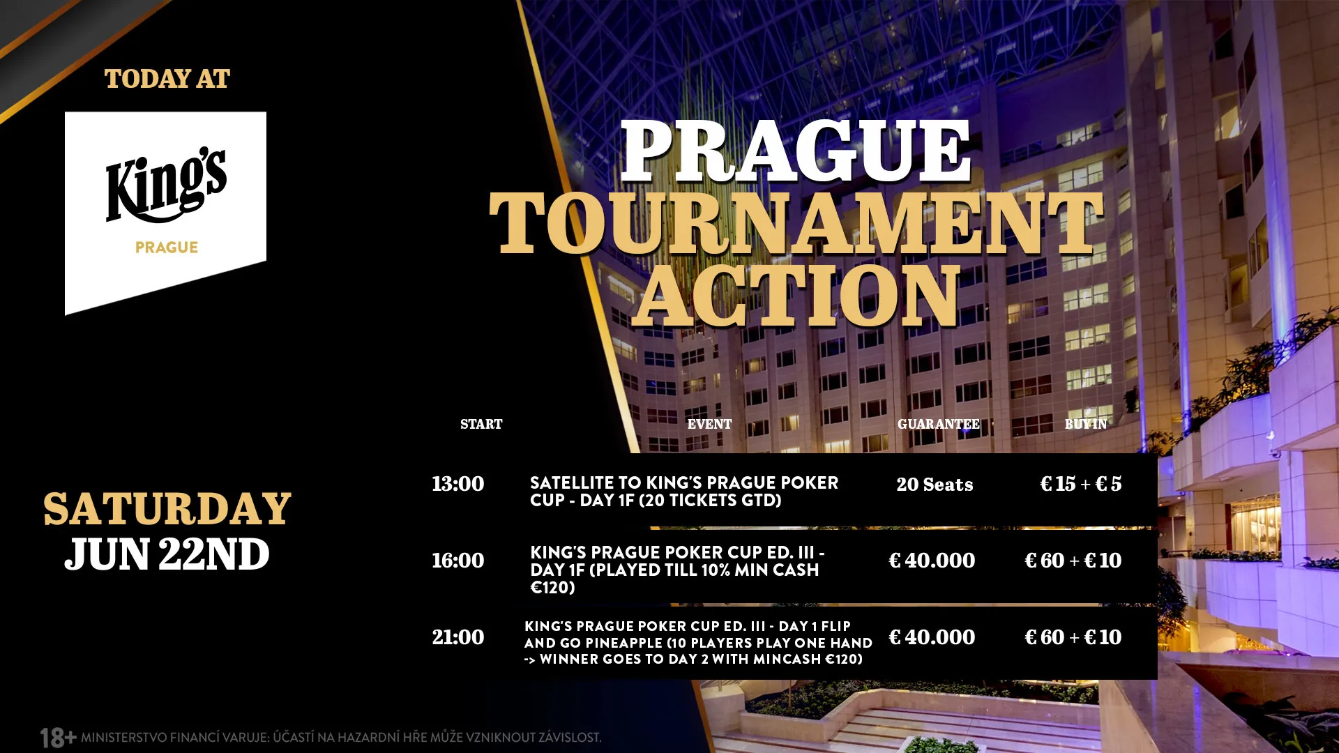 Kings Prague Poker Cup