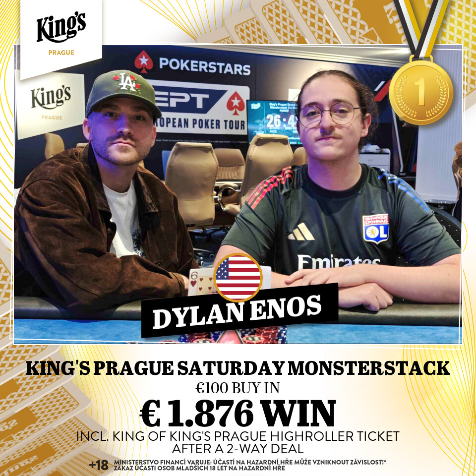vitez poker turnaje saturday monsterstack, kings prague sdff