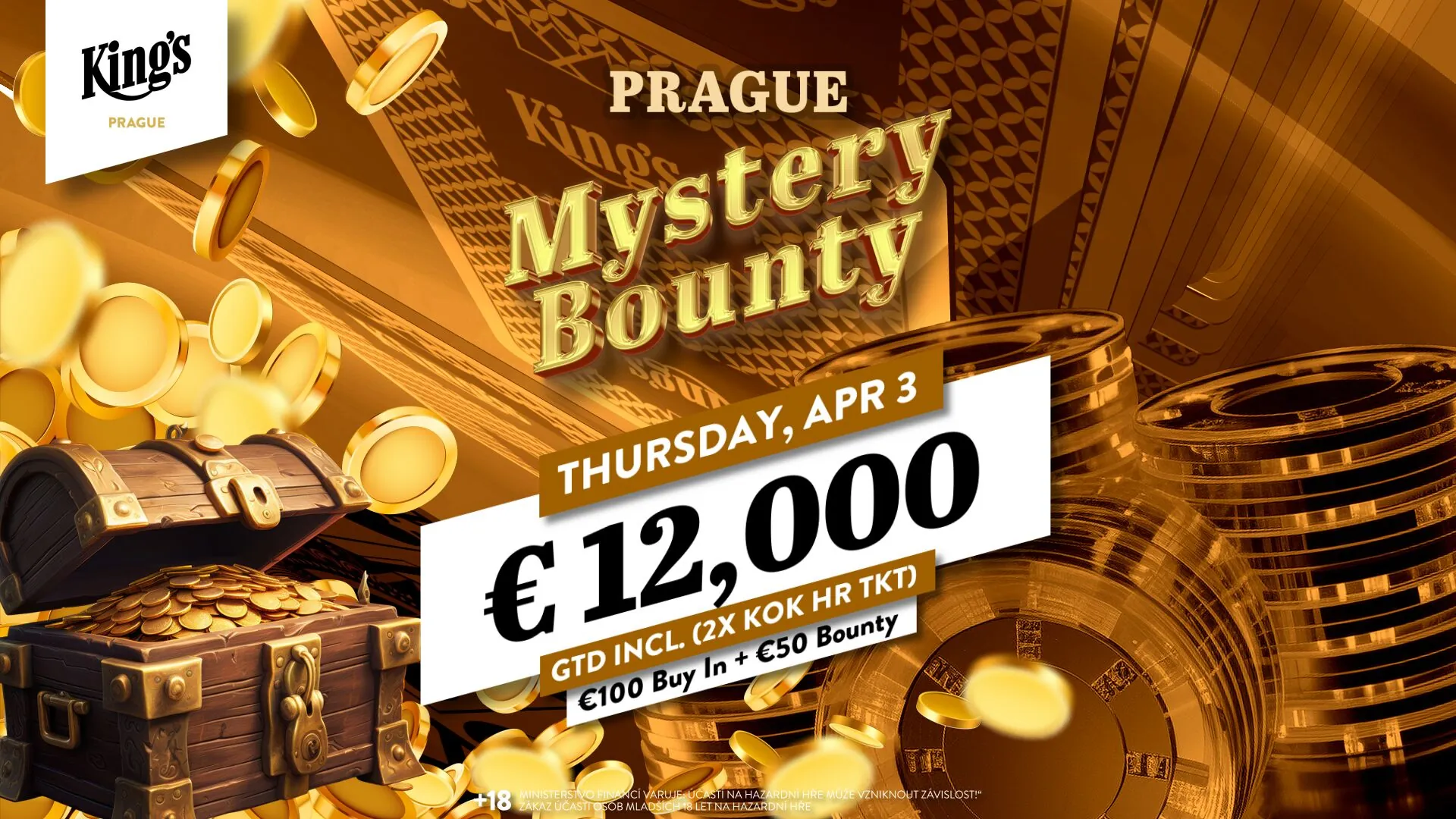 Mystery Bounty Thursday kings Prague duben 2025