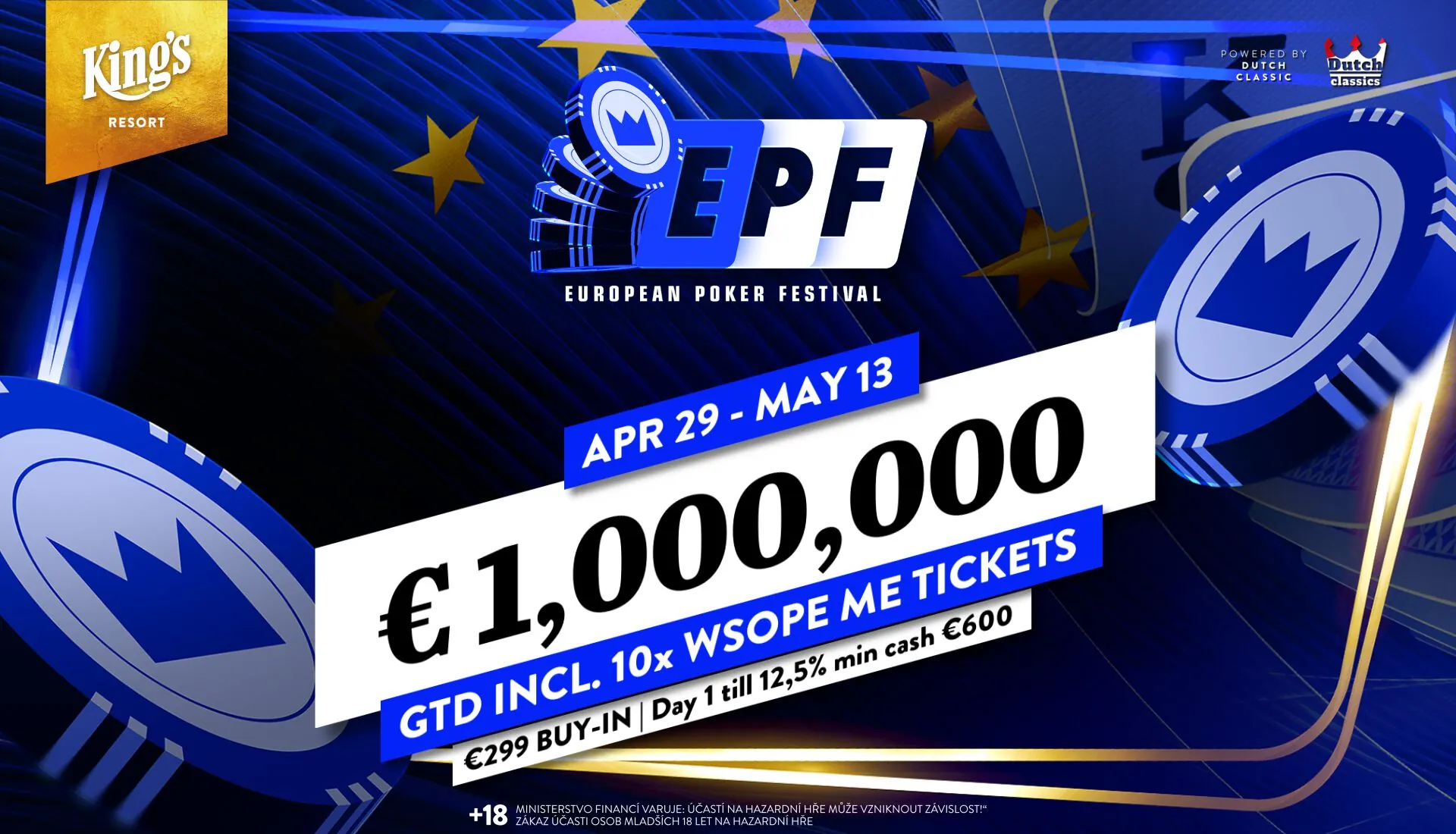 Kings Prague EPF 1million Day 1 Prague