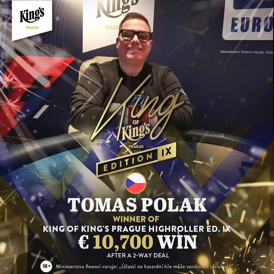 tomáš polák vítěz poker turnaje king of kings, casino kings hilton