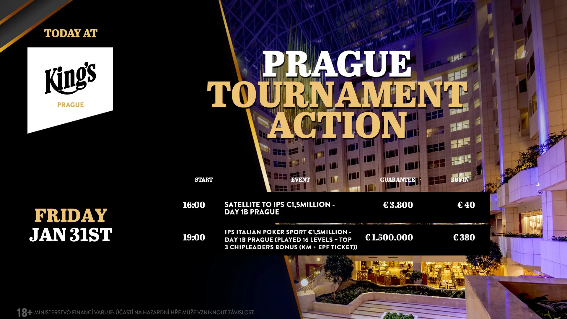  poker kings prague