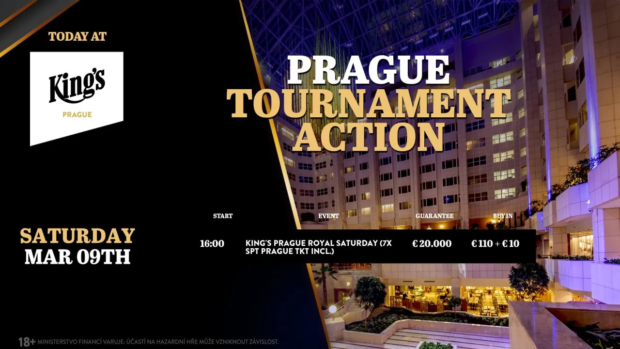 kings prague poker turnaje program 9.3.2024