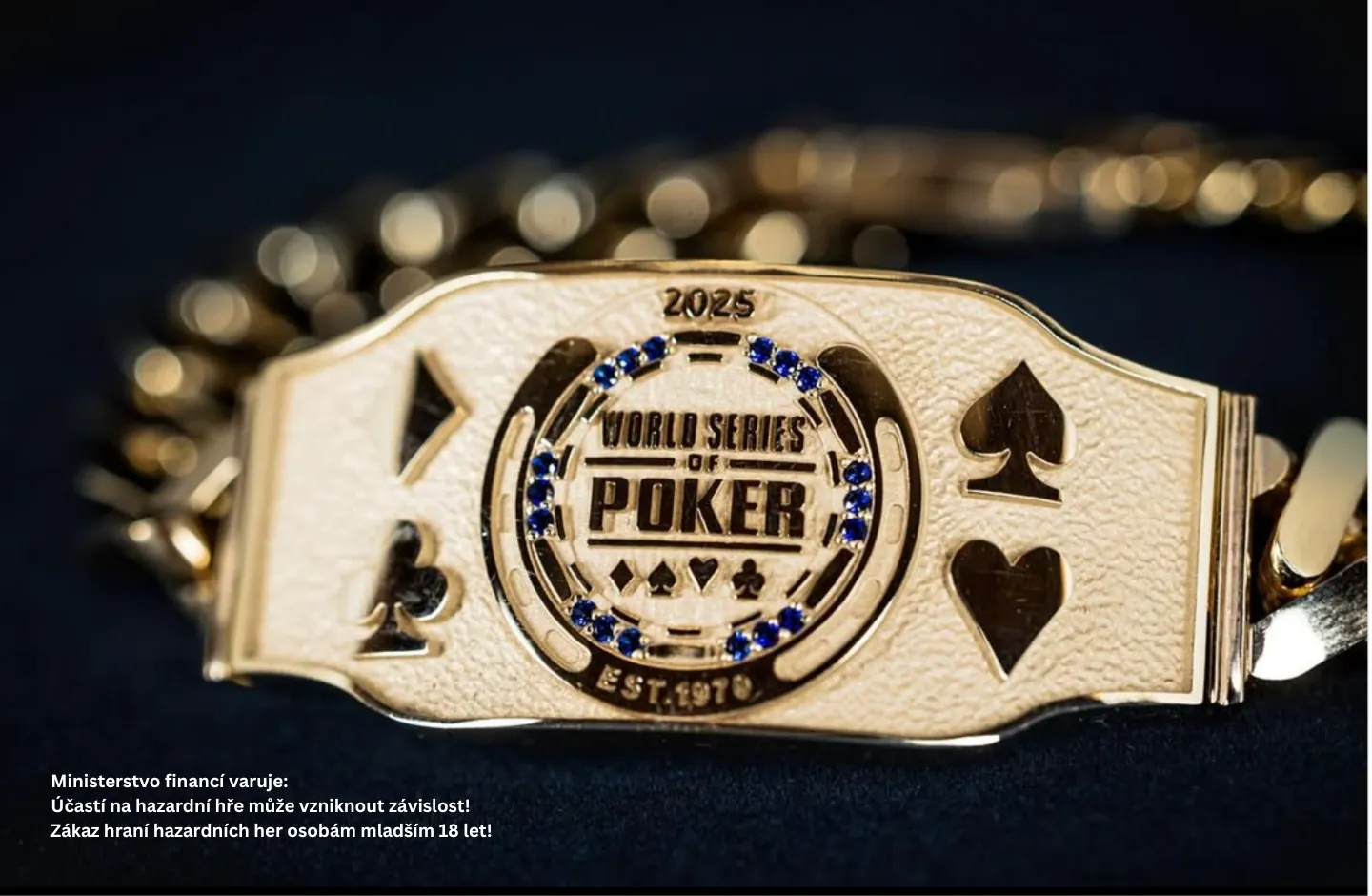 WSOP 2025 poker - náramek WSOP