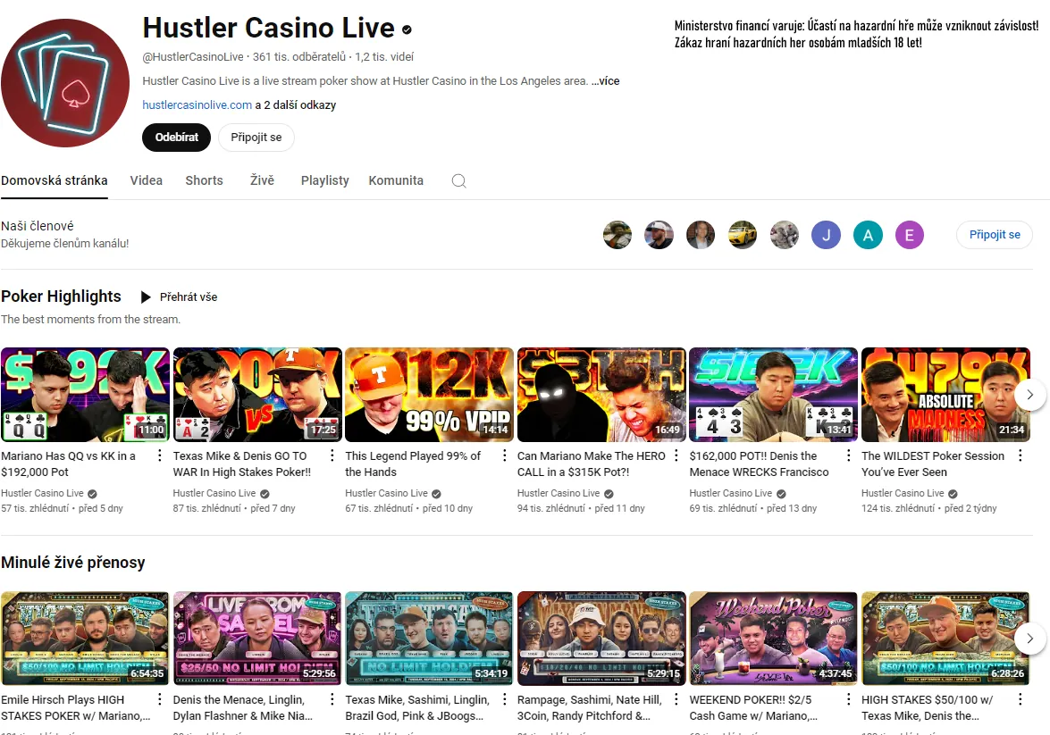 youtube hustler casino live