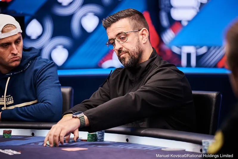 EPT barcelona 2023 ME day 4 Andre Akkari zdroj pokerstars newsletter