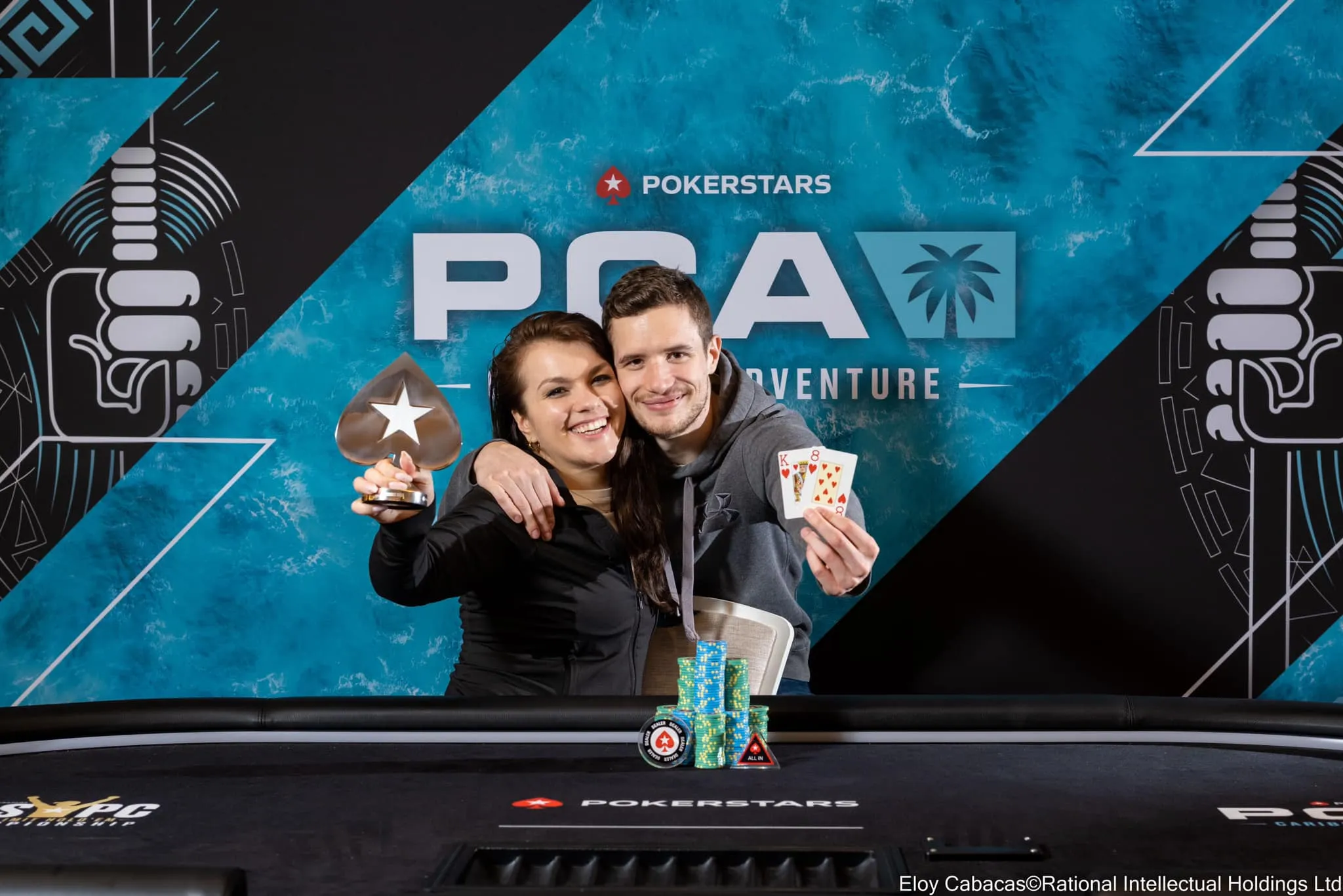 Pokerový pár Roman Hrabec a Monika