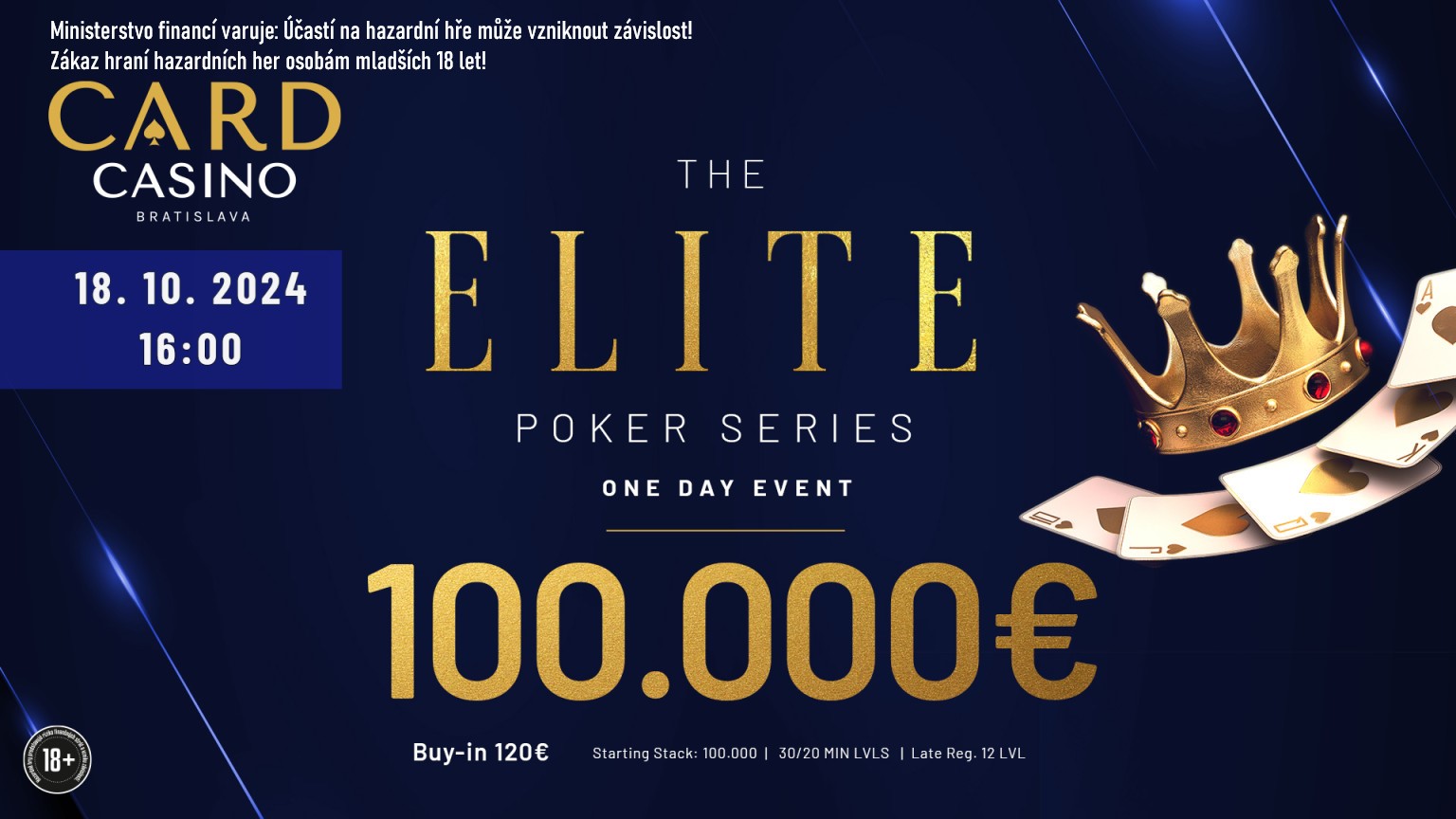 poker turnaje Elite Series Card Casino Samorin