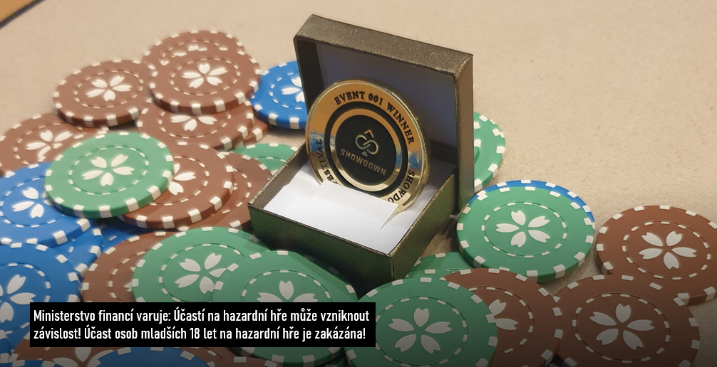 nahled na pokerovou trofej Showdown poker club 