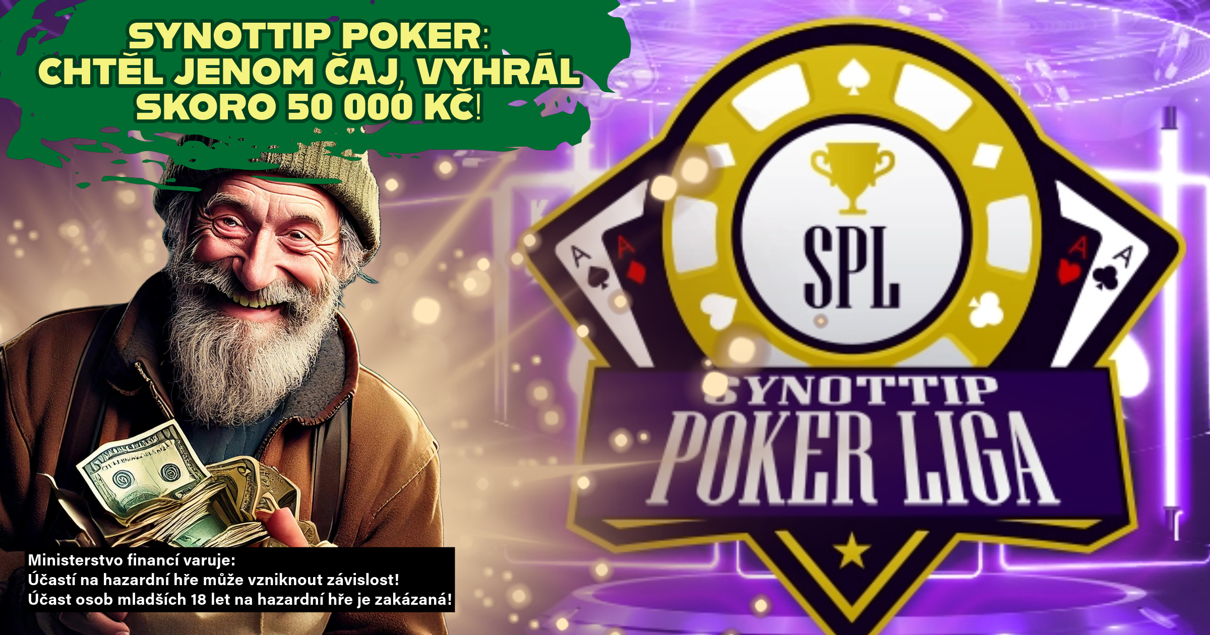 Synottip poker report z pokerové turnaje SPL warm up, unor 2025
